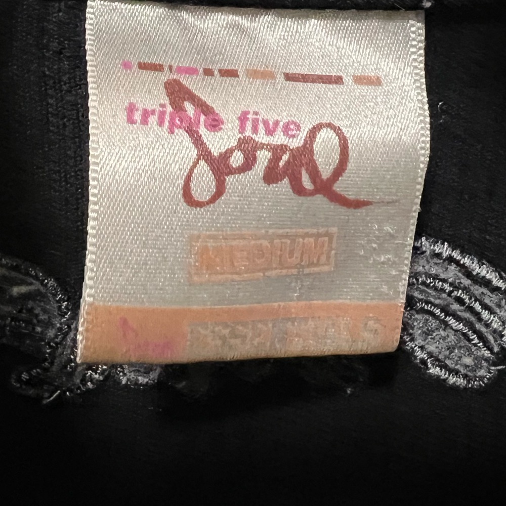 Vintage Triple Five Soul women’s jacket. Intentional distressed with snaps